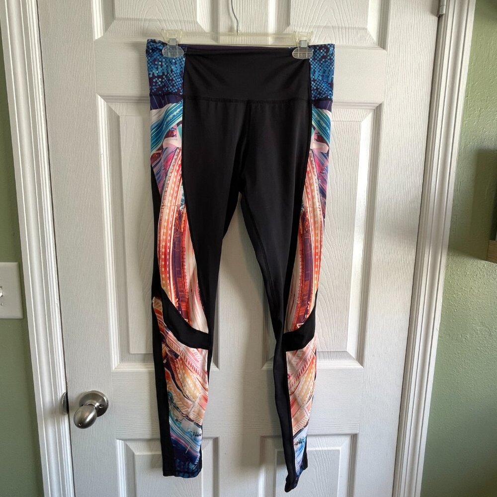 Orange Theory Fitness Black Activewear Leggings Women's Size Large